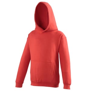 AWDis Hoods JH01J - Sweat-shirt à capuche Enfant Fire Red