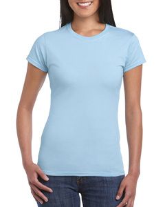 Gildan GN641 - T-shirt manches courtes pour femme Softstyle Bleu ciel