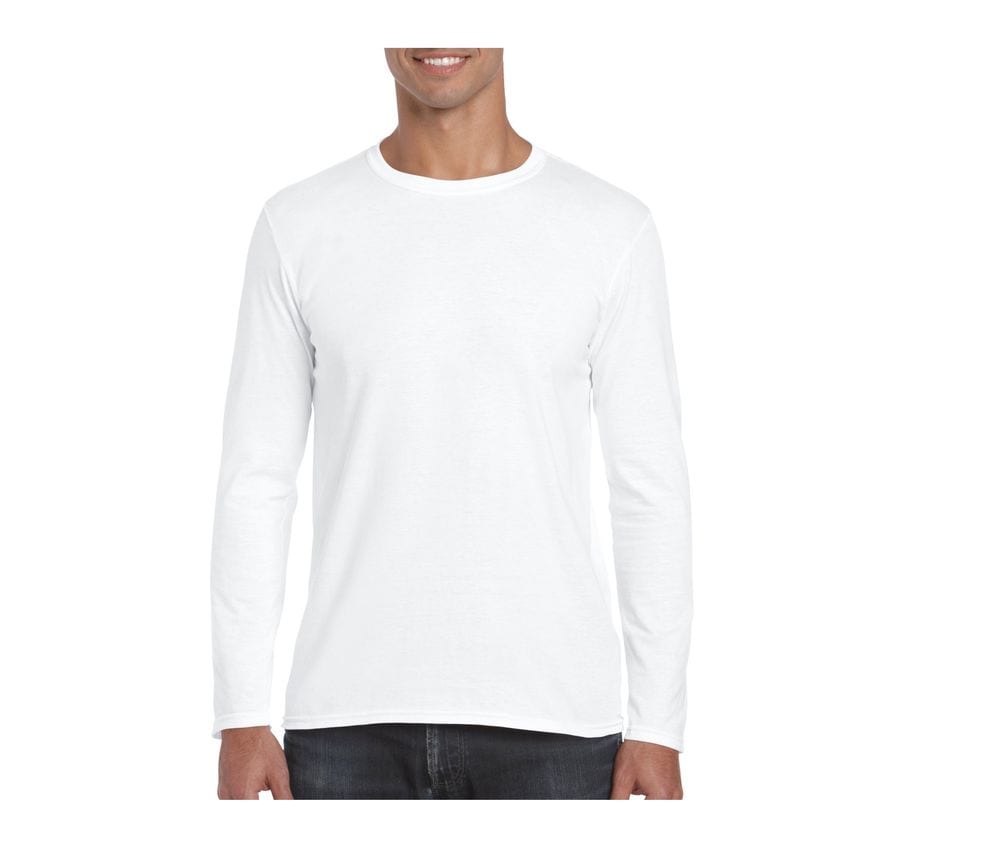 GILDAN GN644 - Adult Long Sleeves T-Shirt Softstyle