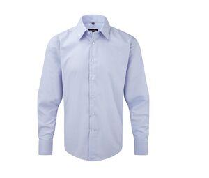 RUSSELL COLLECTION JZ922 - Chemise Oxford Cintrée Homme Oxford Blue