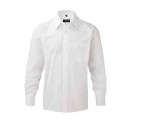 RUSSELL COLLECTION JZ934 - Chemise Popeline Homme Blanc