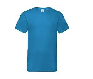 Fruit of the Loom SC234 - Tee Shirt col V Homme Valueweight Azure Blue