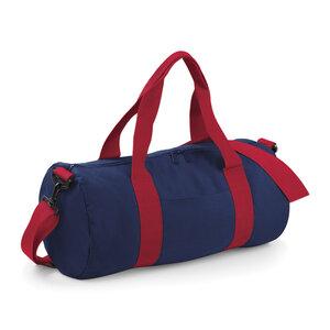 BagBase BG144 - Original Barrel Bag French Navy/Classic Red