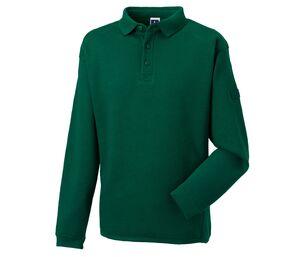 Russell JZ012 - Sweatshirt Col Polo Homme Bottle Green