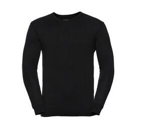 RUSSELL COLLECTION JZ710 - Pull Col V Homme Noir