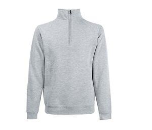 FRUIT OF THE LOOM SC276 - Premium Col Zippé Heather Grey