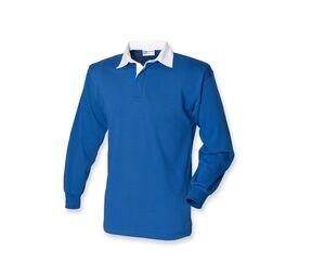 Front Row FR100 - Polo De Rugby Homme Manches Longues Royal