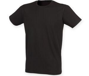 SF Men SF121 - Tee-shirt stretch homme Noir