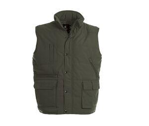 B&C BC355 - Bodywarmer multi-poches polycoton