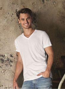 B&C BC044 - Tee-shirt homme col V en coton organique Kaki