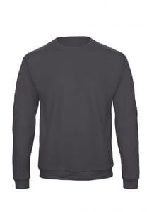 B&C ID202 - Sweat Coupe Droite Anthracite