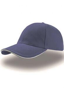 ATLANTIS AT003 - Casquette 6 panneaux sandwich Royal/White