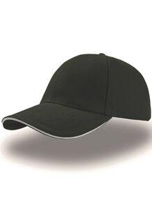 ATLANTIS AT003 - Casquette 6 panneaux sandwich Forest Green/White