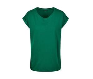 Build Your Brand BY021 - T-shirt à épaules étendues pour dames Vert Forêt