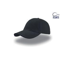 ATLANTIS AT003 - Casquette 6 panneaux sandwich Black / Black