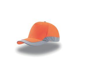 ATLANTIS AT067 - Casquette 5 pans haute visibilté Orange