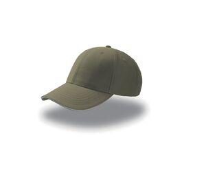 ATLANTIS AT094 - Casquette 6 pans visière sandwich Olive / White