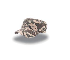 ATLANTIS AT098 - Casquette militaire délavée Camouflage Khaki