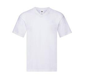FRUIT OF THE LOOM SC224 - Tee-shirt col V Blanc