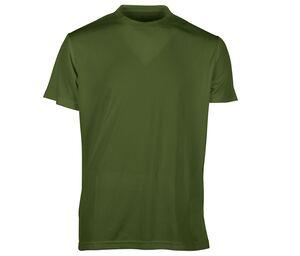 SANS Étiquette SE100 - No Label Sport Tee-Shirt Vert Miltaire