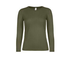 B&C BC06T - Tee-shirt femme manches longues Urban Khaki