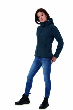 B&C BC660 - Veste Soft-Shell femme à capuche