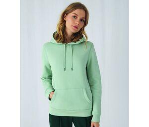 B&C BCW02Q - Sweat Capuche Queen Pure Sky