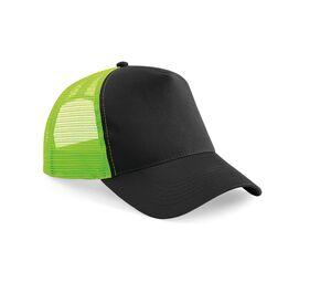 Beechfield BF640 - Casquette Trucker Américaine Black/ Lime Green