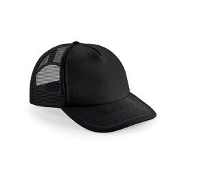 BEECHFIELD BF645 - Vintage Snapback Trucker Black / Black