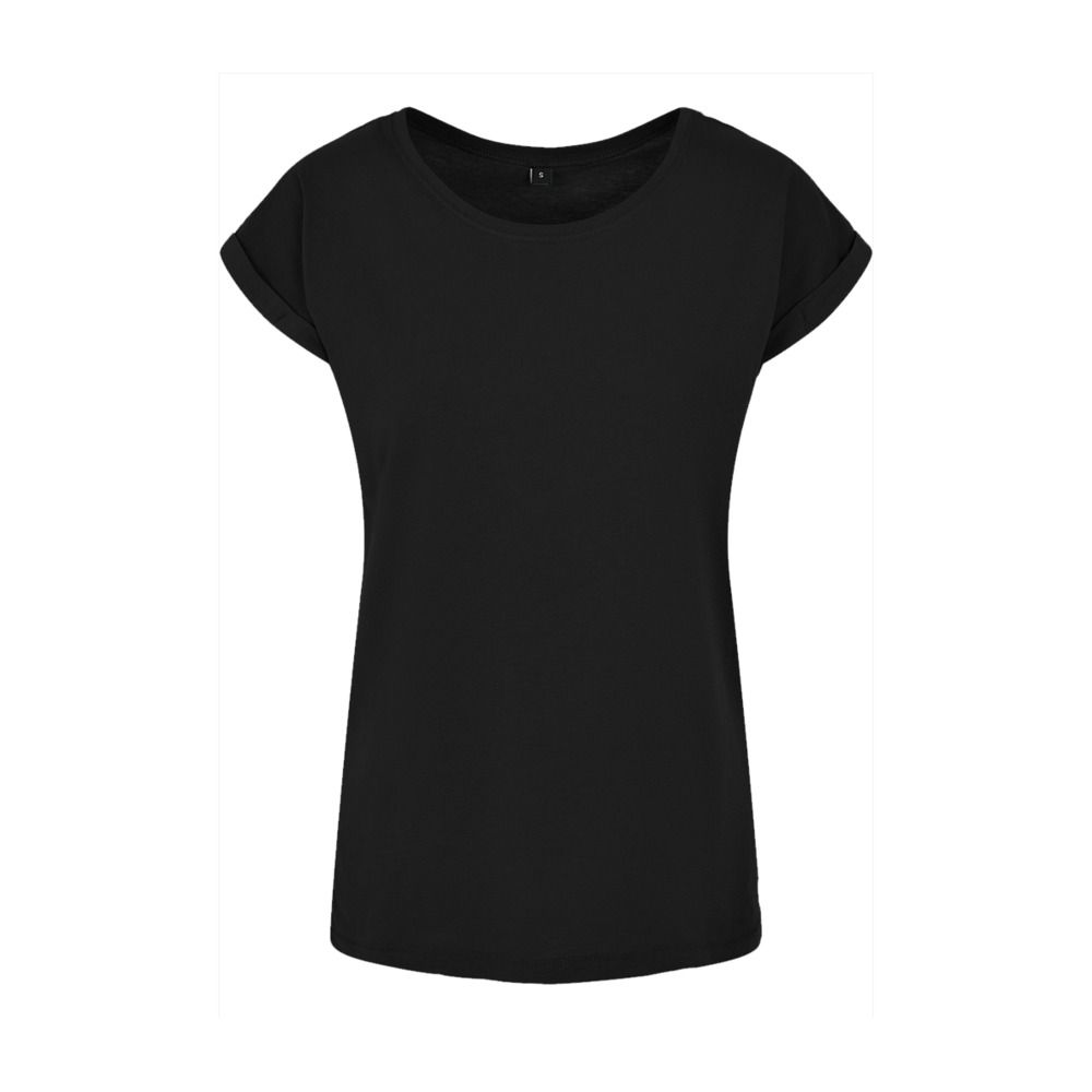 Build Your Brand BY021 - T-shirt à épaules étendues pour dames