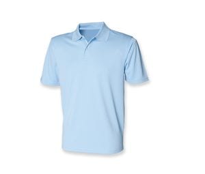 HENBURY HY475 - Cool Plus® Polo Shirt Light Blue