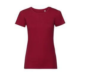 RUSSELL RU108F - T-shirt organique femme Classic Red