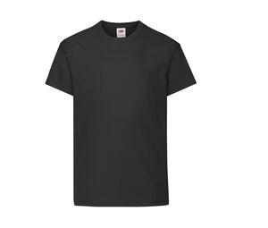 FRUIT OF THE LOOM SC1019 - Tee-shirt manche courte enfant Noir