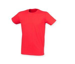 SF Men SF121 - Tee-shirt stretch homme Bright Red