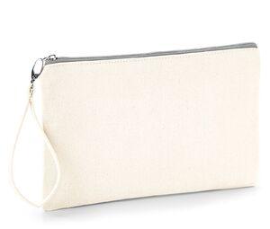 WESTFORD MILL WM520 - Petite pochette en coton canvas Natural / Light Grey