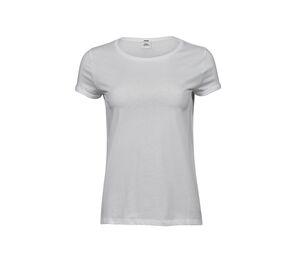TEE JAYS TJ5063 - T-shirt manches retroussées Blanc