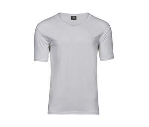 TEE JAYS TJ401 - T-shirt stretch col V Blanc