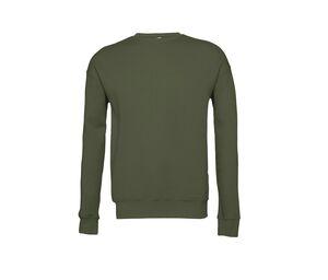 Bella+Canvas BE3945 - Sweat col rond unisexe Military Green