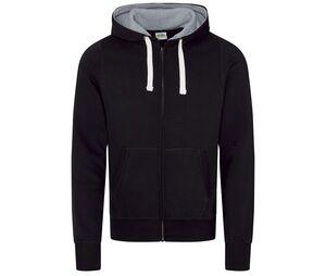 AWDIS JH052 - Sweat zippé lourd Jet Black