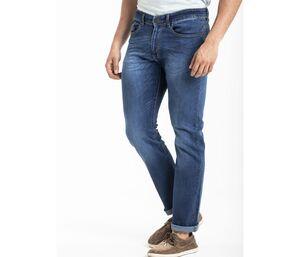 RICA LEWIS RL703 - Jean homme droit stretch stone