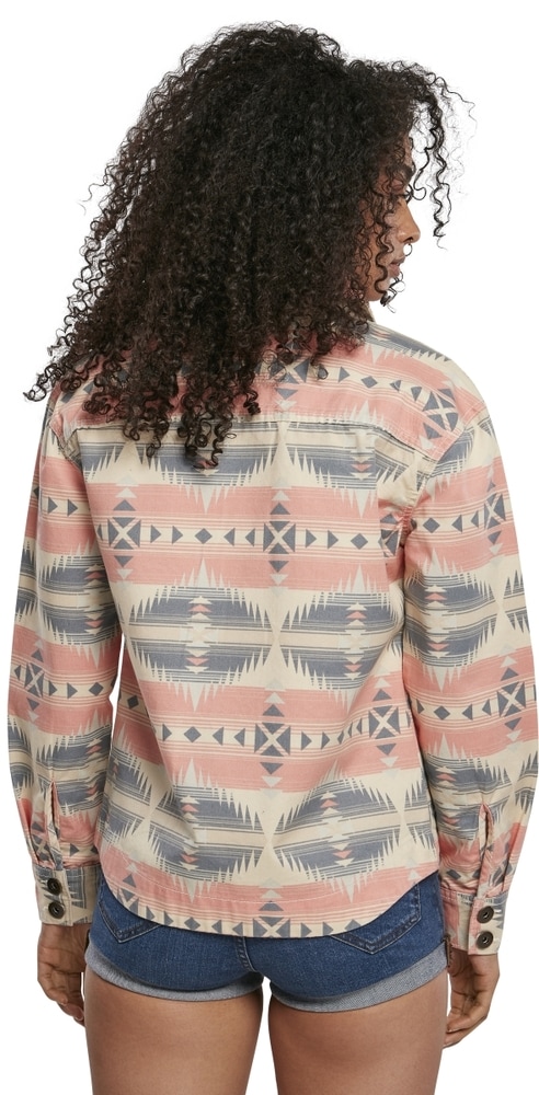 Urban Classics TB3661C - Veste chemise grande taille pour dames Inka