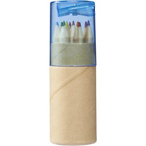 PF Concept 107068 - Set de 12 crayons de couleur avec taille-crayon Hef Blue