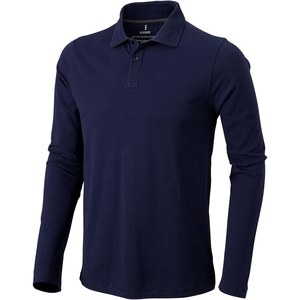 Elevate Life 38086 - Polo manches longues homme Oakville Navy