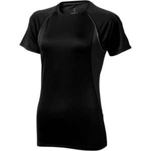 Elevate Life 39016 - T-shirt cool fit manches courtes femme Quebec Solid Black
