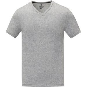 Elevate Life 38030 - T-shirt Somoto manches courtes col V homme  Heather Grey