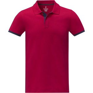 Elevate Life 38110 - Polo Morgan manches courtes deux tons homme Red