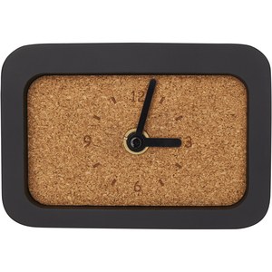PF Concept 124307 - Horloge de bureau Momento en calcaire à chargement sans fil Solid Black