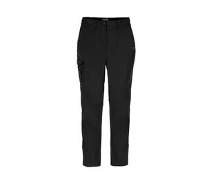 CRAGHOPPERS CEJ002 - Pantalon polycoton femme en polyester recyclé Noir