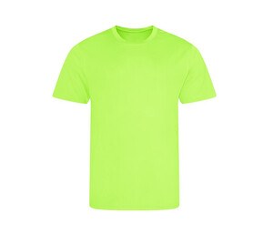 JUST COOL JC201 - Tee-shirt de sport en polyester recyclé Vert Electrique