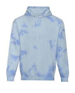 AWDIS JH022 - Sweat à capuche tie-dye Blue Cloud